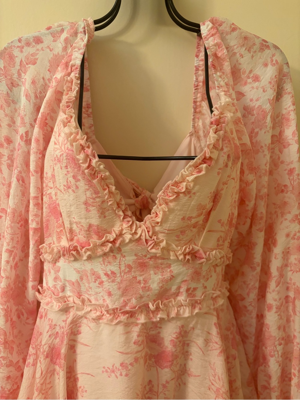 Altar'd State Pink Floral Romper - Picture 6 of 12
